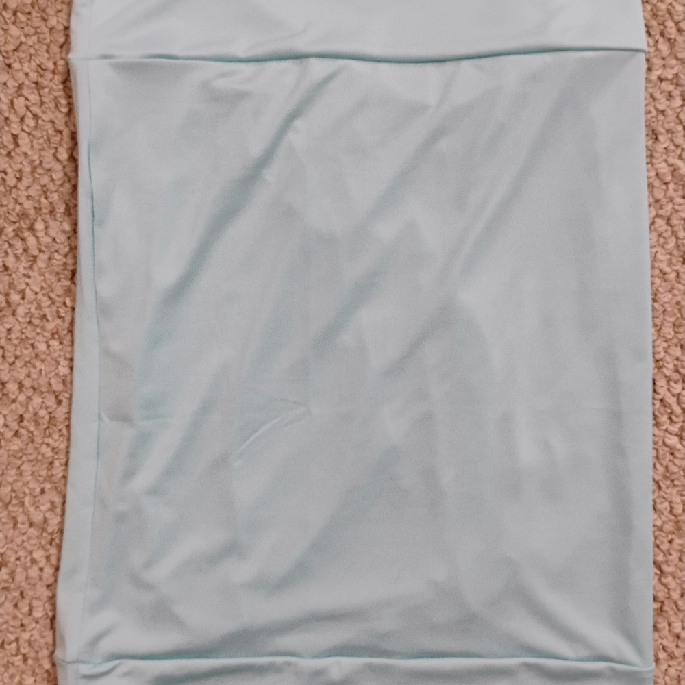Light Blue Strapless Top - Picture 5 of 6